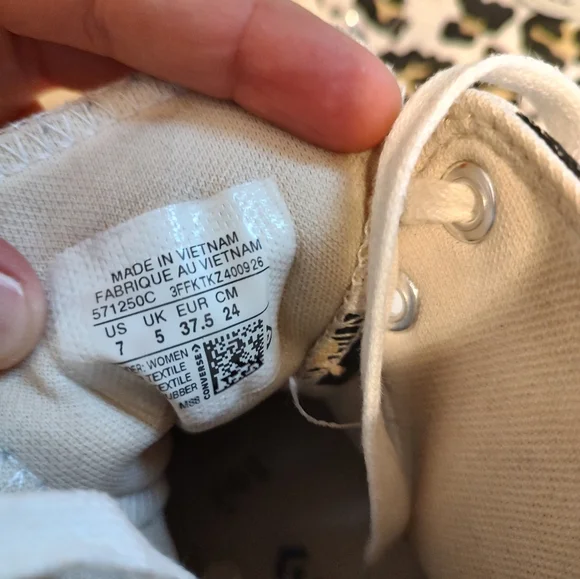 Converse CTAS Lugged Hi Top Platform Sneaker Leopard Various Sizes - Picture 10 of 13